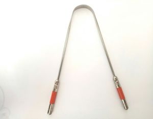 High Quality Rust-Free Reusable Stainless Steel Tongue Cleaner