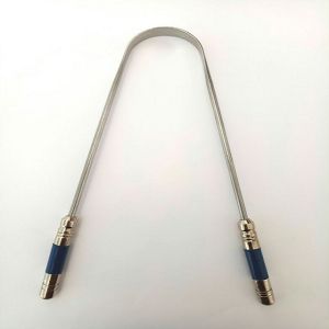 High Quality Rust-Free Reusable Stainless Steel Tongue Cleaner
