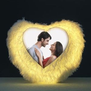 Sublimation Led Heart Cushions