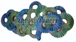 Hammered Finish Colored Metal Wall Art