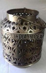 Iron Moroccan Candle Holder