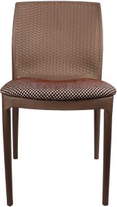 Diya Alpha Armless with Cushion Cafe Chair