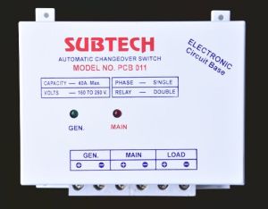 Single phase Automatic changeover