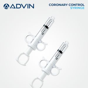 Coronary control syringe