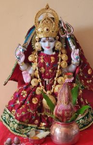 Marble Santoshi Mata Moorti