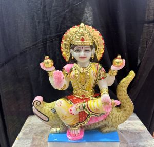 Marble Ganga Mata Statue