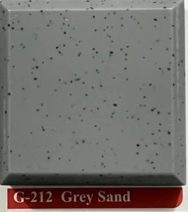 Chip Grey Sand Acrylic Solid Surface Sheet