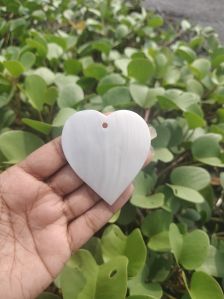 2 INCH - MOTHER OF PEARL SHELL HEART SHAPE