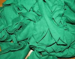 Green Cotton Hosiery Clips