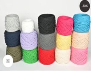 2s- 6s Multi Color Recycled Yarn