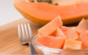 Frozen Papaya Slices