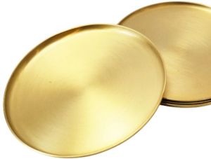 Brass Round Coasters