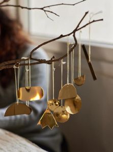 Christmas Brass Hanging Ornaments