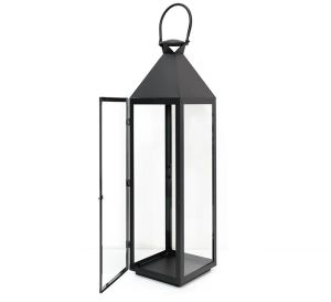 Modern Black Outdoor Metal Lanterns
