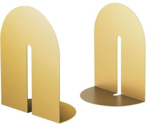 Polished Brass Bookends