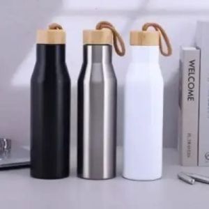 Vacuum Travel Bottle with Strap