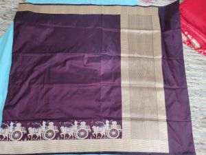 Purple Banarasi Sarees