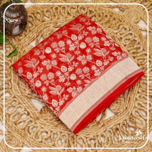 Red Banarasi Sarees