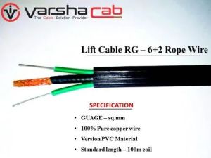 Lift Cable Rg 6 Plus 2 Rope Wire