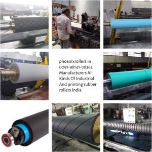 Paper Mill Rubber Rollers Rubber coated Roller