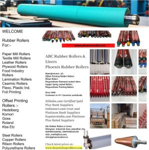 Heidelberg Speed Master 74 Printing Machine Rubber Roller Set