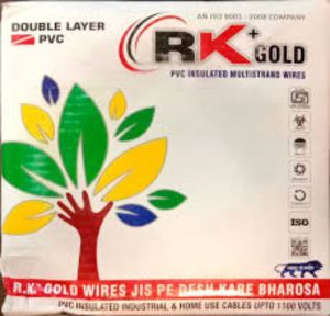 1.50 SQMM RK GOLD COPPER WIRE (UNDER GUAGE) 1 BOX IN 73 METER LENGTH