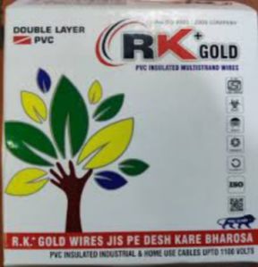 1.50 SQMM RK GOLD COPPER WIRE (UNDER GUAGE) 1 BOX IN 73 METER LENGTH