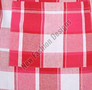 Checked Cotton Cooking Apron
