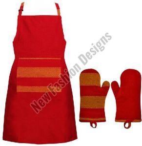 Plain Cotton Cooking Apron