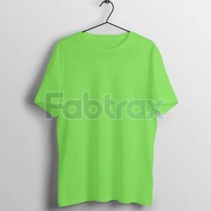 Mens Regular Fit Cotton Polyester Round Neck T-Shirt