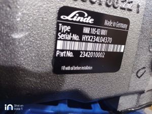 Linde Hydraulic Axial Piston pump & Motors