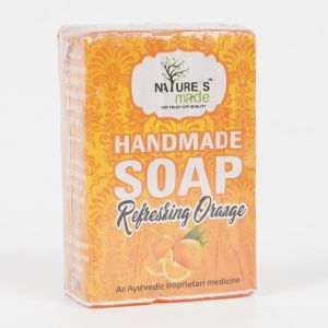 Aloe Vera orange transparent soap