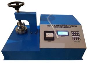 Bursting Strength Tester for fabric paper and board