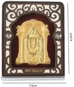 Gold Plated Balaji Wall Frame