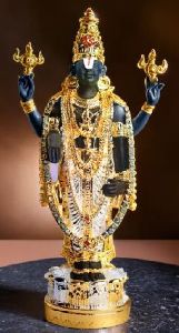 Gold Plated Tirupati Balaji Idol