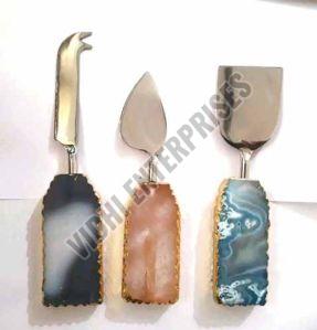 AGATE CHEESE KNIFE SET