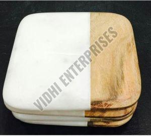 Marble Wood Coaster