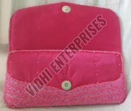 Pink Zari Purse