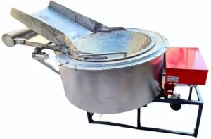 2 HP Mild Steel Wood Pellet Bhatti Fryer