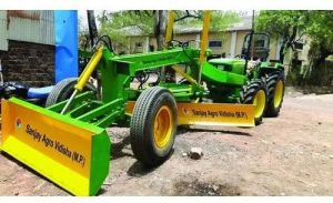 Green Tractor Fitted Grader