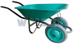 Double Tyre Wheel Barrow With Jumbo Bucket