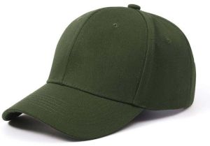 Dark Green Cotton Cap