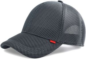 Dark Grey Mesh Cap