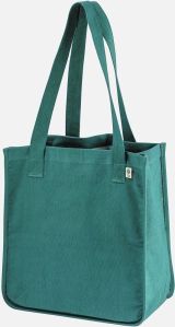 Ladies Sea Green Canvas Tote Bag