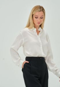 Ladies White Formal Shirt