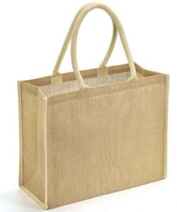 Light Brown Jute Shopping Bag