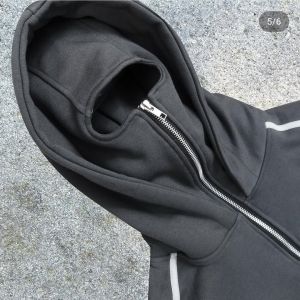 Mens Full Sleeves Mask Hoodie