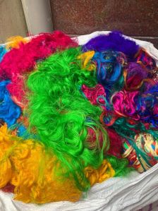 Multicolor Silk Yarn Waste