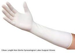 Disposable Long Cuff Latex Surgical Gloves