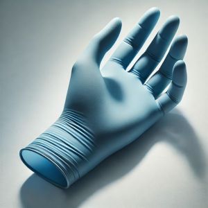 Non Sterile Powdered Nitrile Examination Gloves